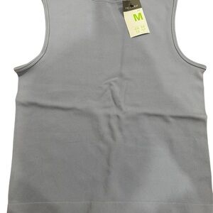 Primark Light Gray Ribbed Top